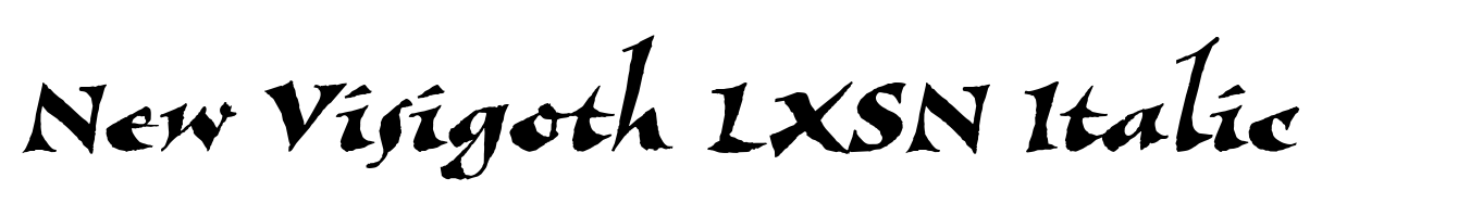 New Visigoth LXSN Italic